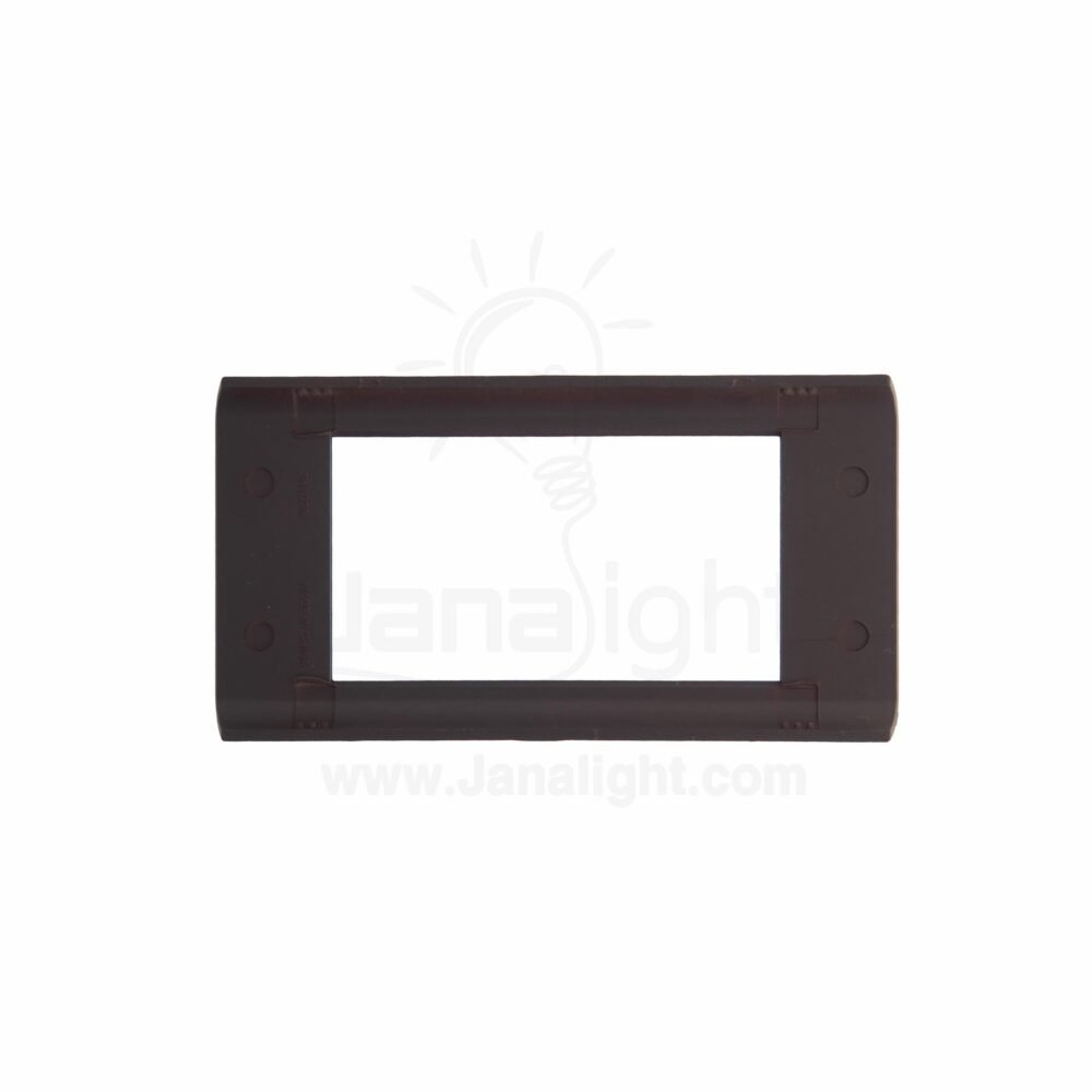 OSA وش رباعي بني 3 osa dark brown Cover Plate